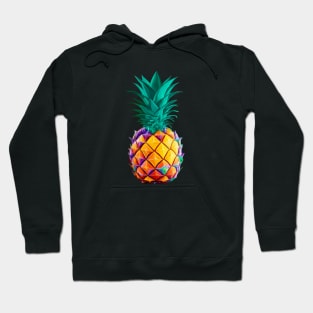 Pineapple in Colorful Colors Hoodie